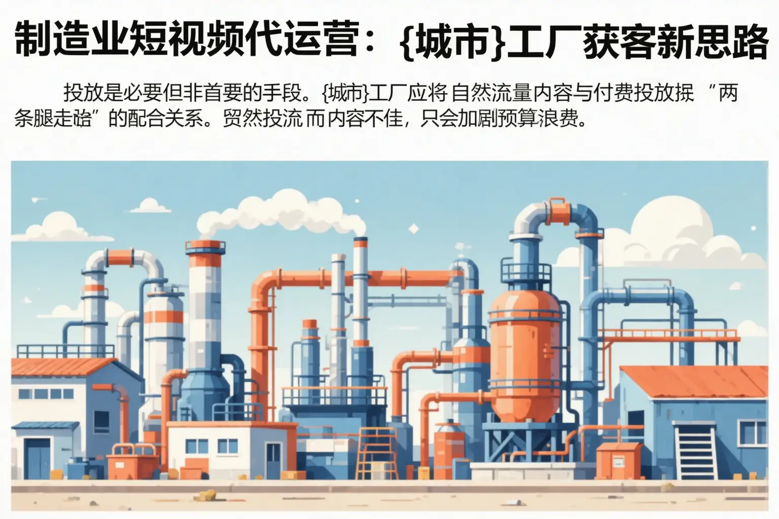 制造业短视频代运营:黟县工厂获客新思路